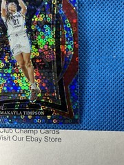 2025 Makayla Timpson 87 Panini Select WNBA Concourse Light Blue Disco 009/125 RC