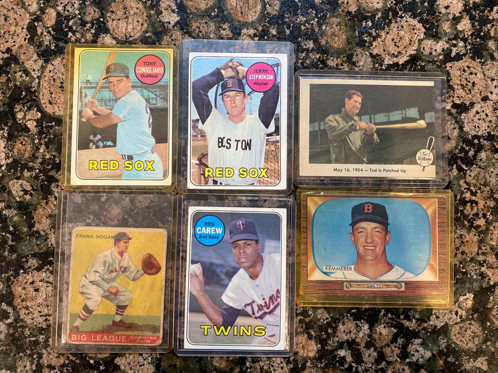 Pre 1970s Vintage Baseball Lot – 1933 Goudey Frank Hogan RC, 59 Fleer Williams