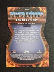 Roman Anthony 2026 Bowman Chrome Power Chords Rookie #PC-14 Boston Red Sox