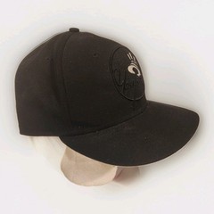 New York Yankees New Era 9Fifty Hat Blackout Embroidered Logo Snap back Black
