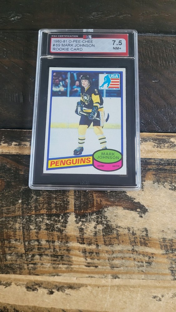 1980-81 O-Pee-Chee Mark Johnson Rookie #69 KSA 7.5 NR-MT+