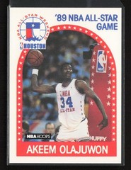1989-90 Hoops #178 Akeem Olajuwon Houston Rockets Near Mint or Better