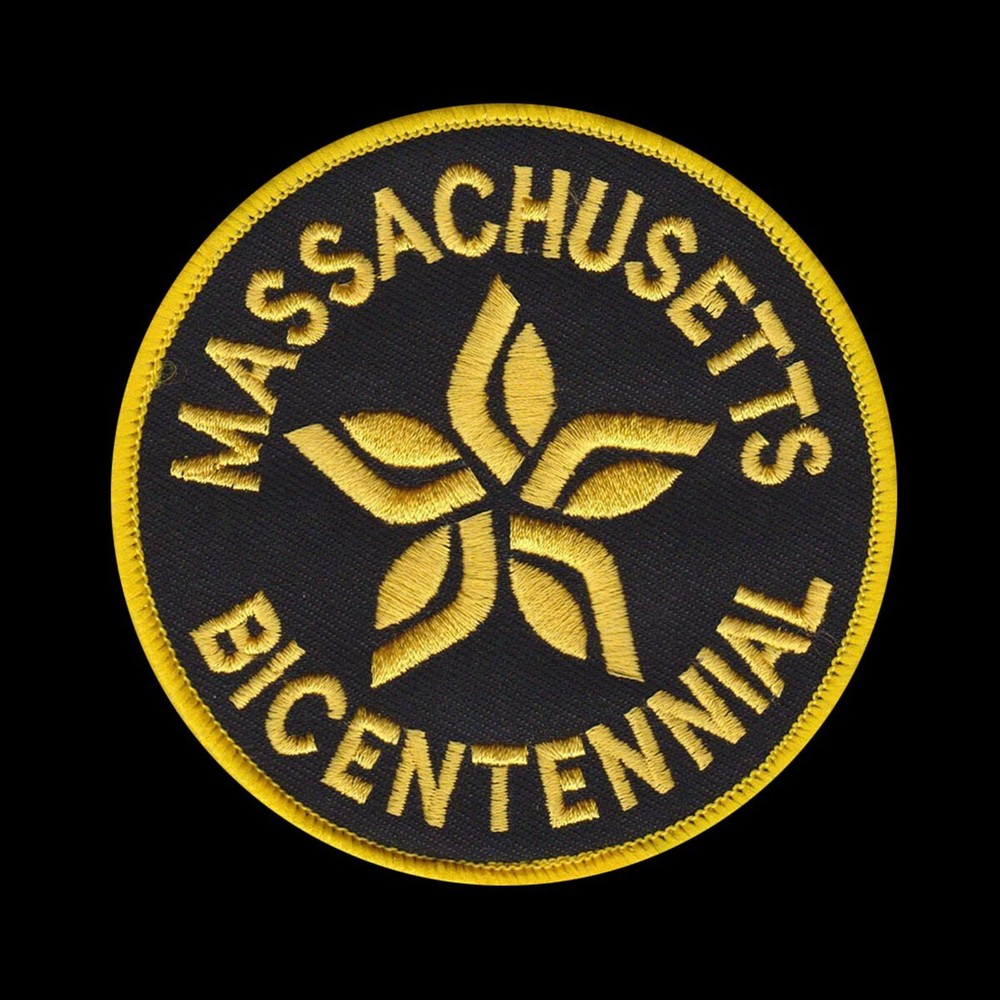 Boston Bruins Massachusetts Bicentennial Patch 200th Anniversary of The State