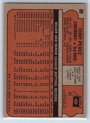 1972 Topps #80 Tony Perez