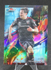 2024 Topps Finest Ted Ku-DiPietro Aqua Refractor /99 #73 D.C. United MLS