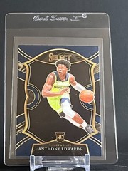 2020-21 Panini Select – Concourse Anthony Edwards #61 Blue (RC)