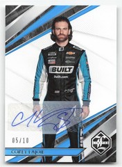 2022 Panini Chronicles Limited NASCAR #13 Corey Lajoie Gold Autograph 05/10