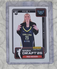 25 WNBA PANINI INSTANT DRAFT NIGHT 1 PAIGE BUECKERS WINGS ROOKIE