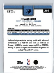 2025-26 Topps #249 GG Jackson II Diamante G.69
