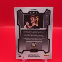 Panini 2024 Prizm WWE Miss Elizabeth Red Pulsar Prizm #149 Serial /399