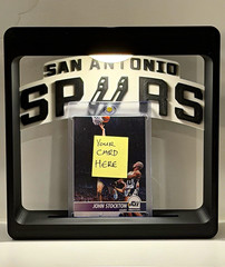 San Antonio Spurs Lighted Card Display – Fits PSA Slabs & One-Touch Card Holders