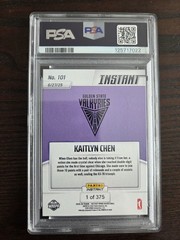 Kaitlyn Chen 2025 Panini Instant WNBA #101 Rookie Card PSA 10 Gem Mint QTY