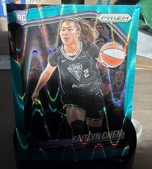 KAITLYN CHEN 2025-26 PRIZM WNBA TEAL ROOKIE #100 /49 VALKYRIES