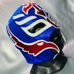 Mysterio Semi professional Lucha Wrestling Mask Mascara luchador Blue White red