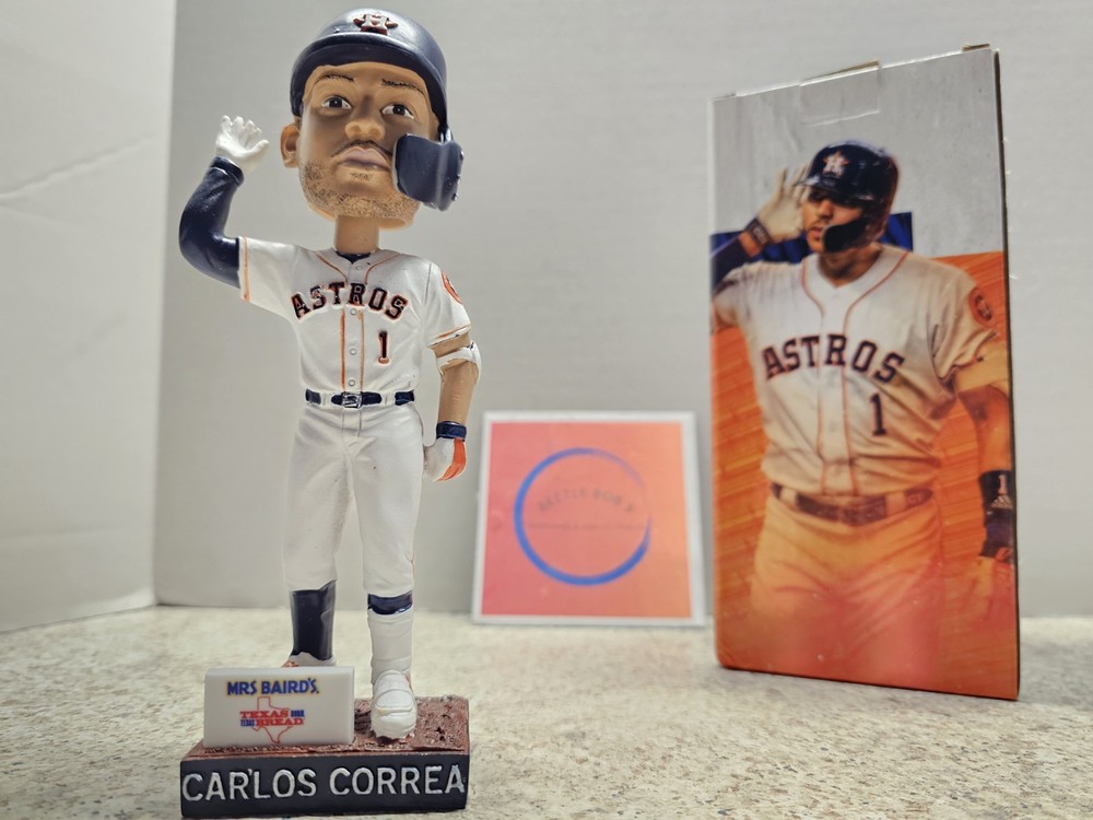Carlos Correa Houston Astros MLB 2021 SGA Bobblehead NIB Can You Hear Me