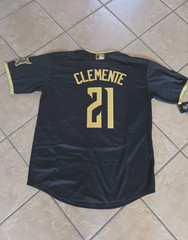 Jersey Roberto Clemente Sewn #21 Black 2026 City Connect Stitched