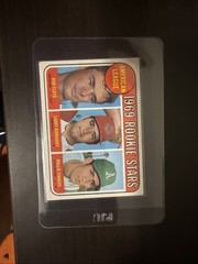 1969 Topps High #Rollie Fingers, Bobby Floyd, Larry Burchart #597 (RC)