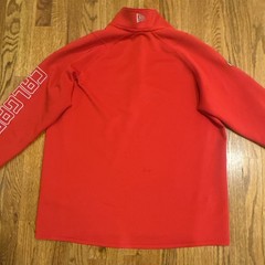 New Era Calgary Stampeders CFL Official Sideline Men&rsquo;s XL Quarter Zip Canada