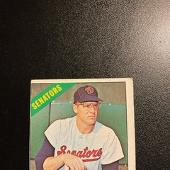 1966 Topps – Frank Howard High #515 Washington Senators Set Break EX-