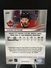 #659 Mark Stone 2025-26 Upper Deck Canada