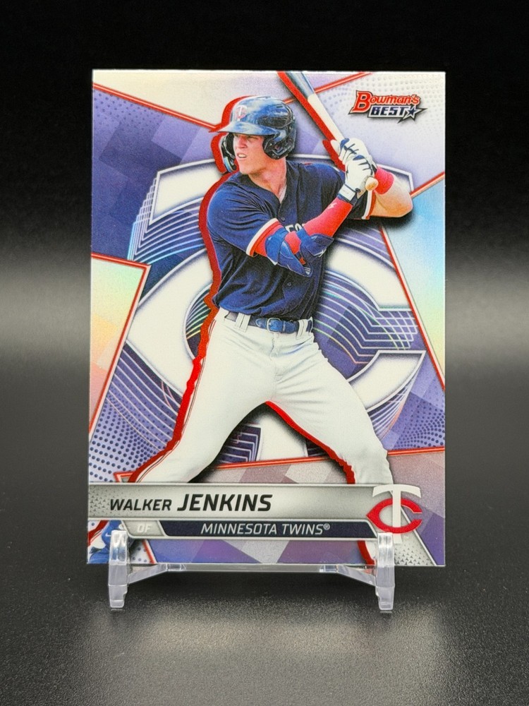 2025 Bowman&rsquo;s Best Baseball Walker Jenkins Refractor | Minnesota Twins Prospect