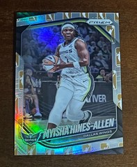 MYISHA HINES-ALLEN 2025 Panini WNBA Prizm GOLD LOGO #7/10 +3 INDIANA FEVER