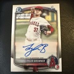 2025 Bowman Draft – Chrome Prospect Autographs Tyler Bremner #CPA-TB (AU, RC)