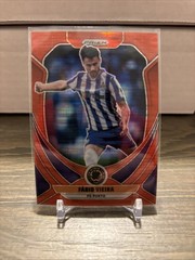 2025 Panini Prizm FIFA Club World Cup Fabio Vieira Red Pulsar #/299