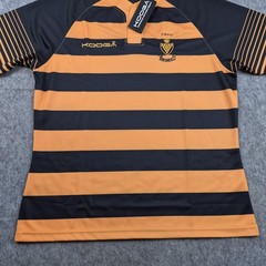 Cornwall Rugby Shirt Mens XL Black Yellow Kooga Union Jersey CRFU Top