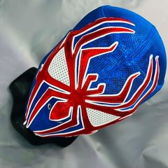Toxic Spider Semi Professional Lucha Libre Wrestling Luchador Costume Mask Blue