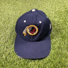 VTG Washington Redskins Reebok Hat Mens Adjustable Blue 80% Wool