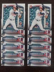 Walker Jenkins Rookie Lot 10 Cards 2025 Bowman Prospects BP-1 Minnesota Twins