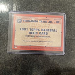 2026 Topps 1991 Topps Baseball Relic Fernando Tatis Jr. #91R-FTJ – Padres