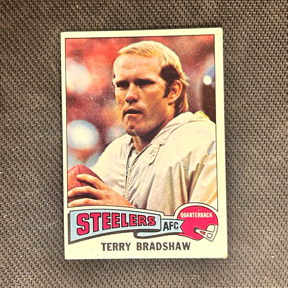 Topps 1975 Topps Terry Bradshaw #461 Pittsburgh Steelers NFL Base Set