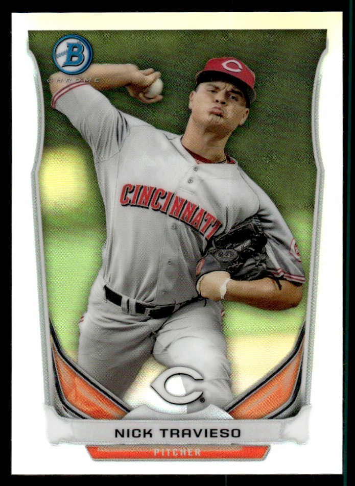 2014 Bowman Chrome Nick Travieso Cincinnati Reds #BM-CR5