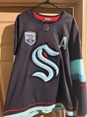 Seattle Kraken Inaugural Season Adidas Prime green Jersey Size 56