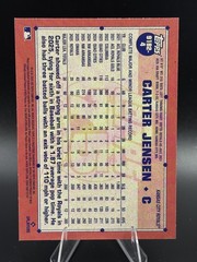 #91B2-4 Carter Jensen 2026 Topps 1991 35th Anniversary Black ASG Ed #4/10 Royals