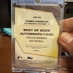 Bubba Chandler 2025 Bowman&rsquo;s Best #B25-BC Refractor Best of Auto Pittsburgh🔥📈