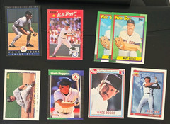 Wade Boggs 9-Card Lot MLB Red Sox Yankees