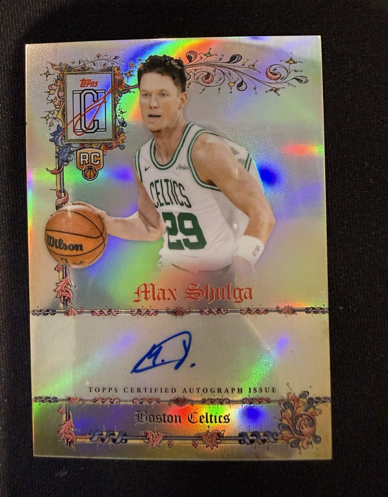 2025-26 Topps Signature Class Max Shulga Manuscripts Auto RC #MS-MSH Celtics