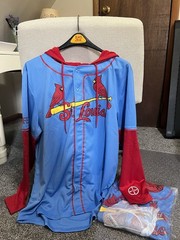 2 Saint Louis Cardinals Adult Replica City Connect Embroidered Jersey Size XL