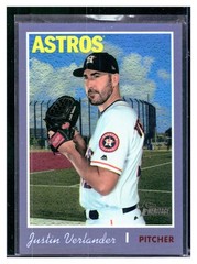 2019 Topps Heritage Purple Refractor Justin Verlander Houston Astros #THC-426 SP