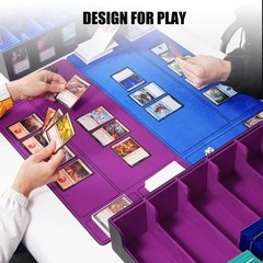 5 Row 3900+ Trading Card Storage Box with Commander Display
