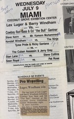 Lot of 18 Vintage « The Grapevine » Vol. 9 Florida Wrestling Programs (1986) RARE!