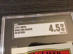 1972 Topps In Action Tom Seaver #446 SGC 4.5