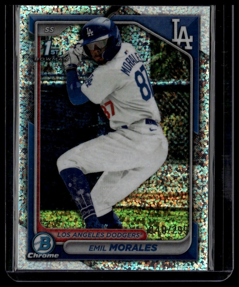 2024 Bowman Chrome #BCP-221 Emil Morales Prospects Speckle Refractors #/299