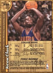 Keon Clark 1998-99 Topps Finest Rookie Card #238 Denver Nuggets NBA RC Free Ship