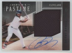 Bobby Bradley 2020 Panini America&rsquo;s Pastime Auto /99 Relic #MS-BO Cleveland