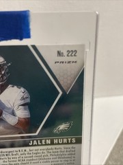 2020 Panini Mosaic Rookie RC Blue Reactive Prizm SP Jalen Hurts (Eagles SB MVP)