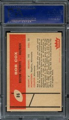 1960 FLEER #86 BOB COX PSA 8 PATRIOTS *DS14833